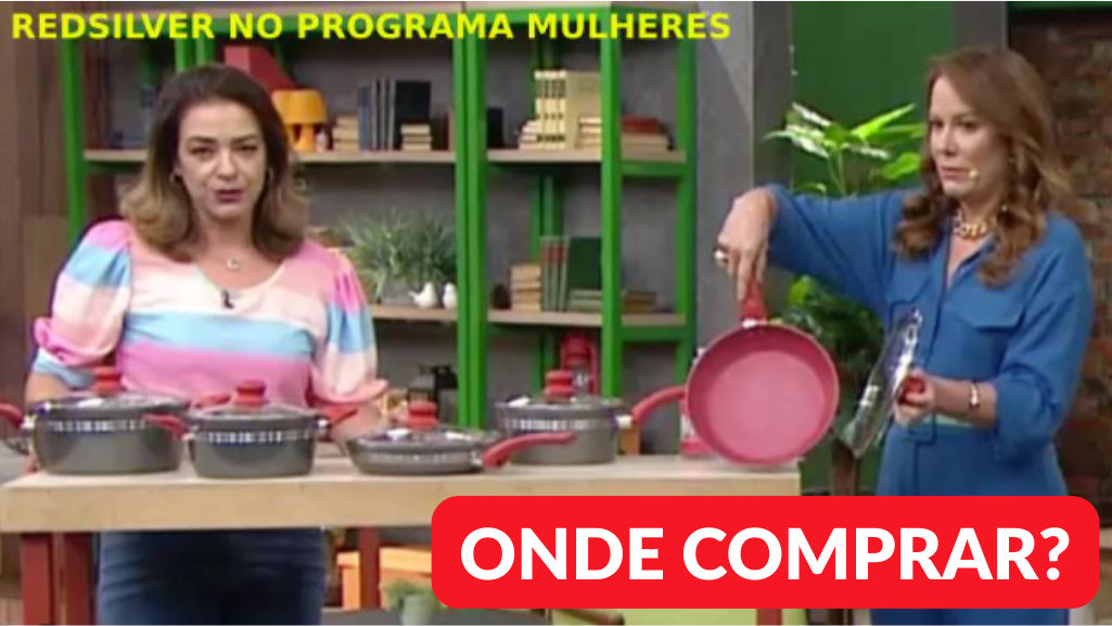 panelas redsilver programa mulheres tv gazeta com regina volpato- kits redsilver - brinde jogo de facas