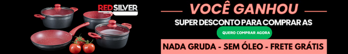 Conjunto de panelas Redsilver com desconto