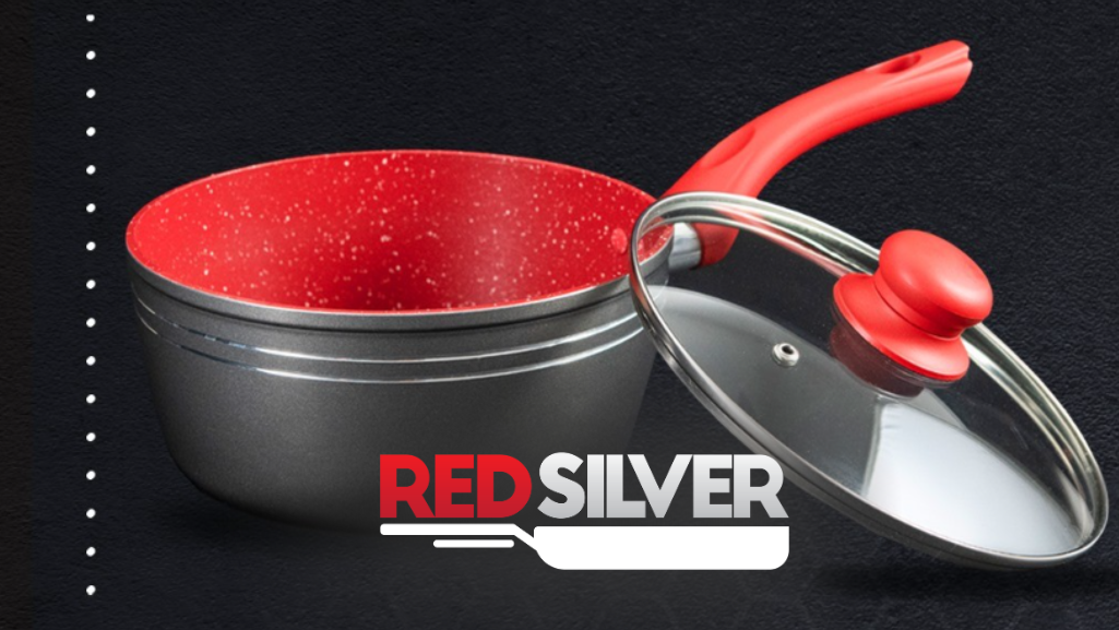 Panelas Redsilver original com tampa de vidro