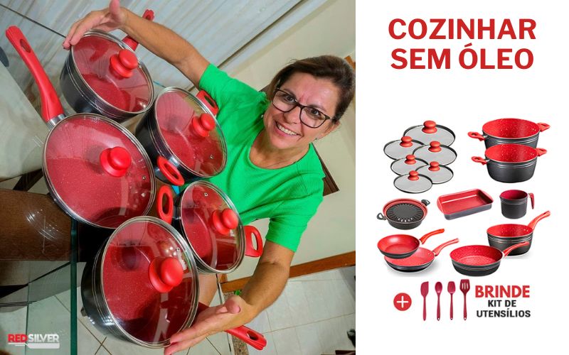 Cozinhar sem oleo a revolucao das panelas RedSilver 8211 RedSilver Panelas