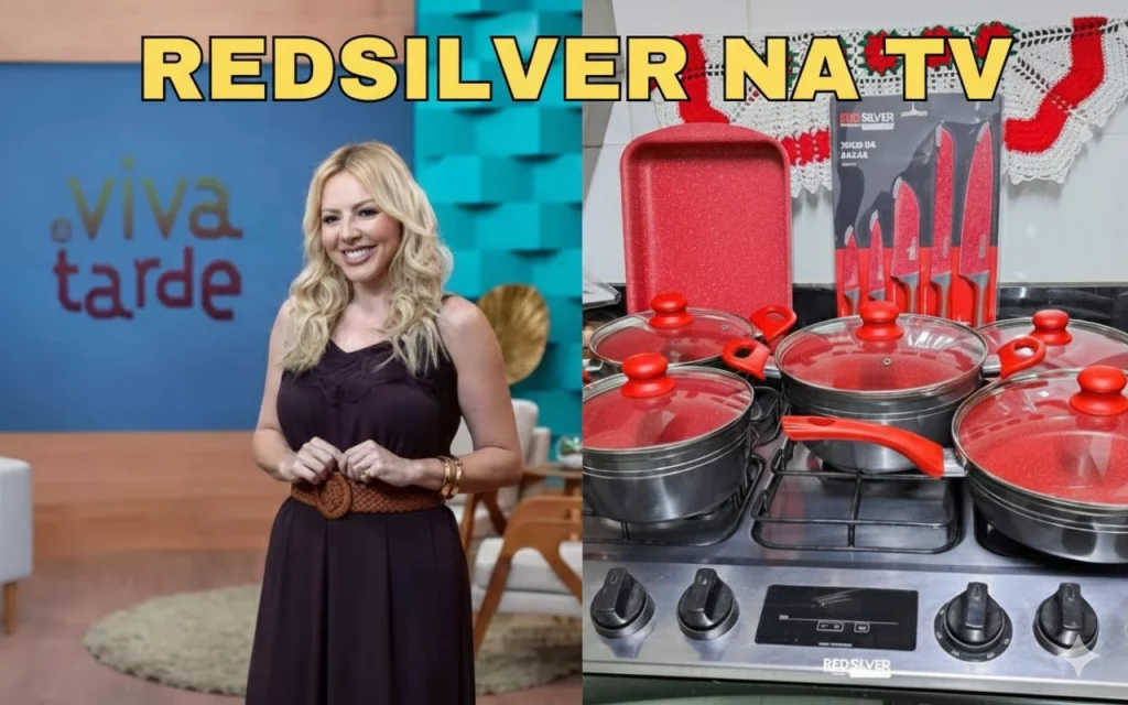 Renata fan com as panelas redsilver