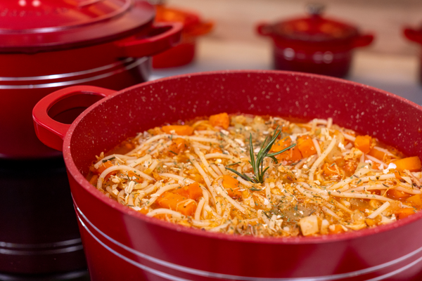 Caçarola redsilver vermelha antiaderente